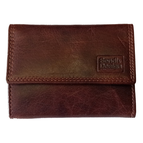 Dámská kožená peněženka SendiDesign B-729 brown